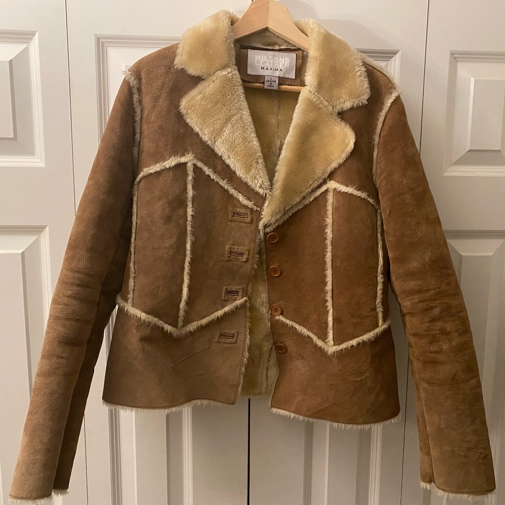 Willson’s Tan Leather Coat